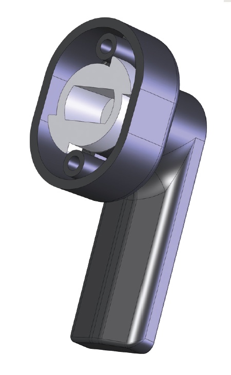 Замок типа T(Z) с пластмассовым язычком Замок типа T(Z) с пластмассовым язычком
